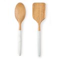 Thyme and Table 2Piece Acacia and Silicone Marble Kitchen Utensil Set