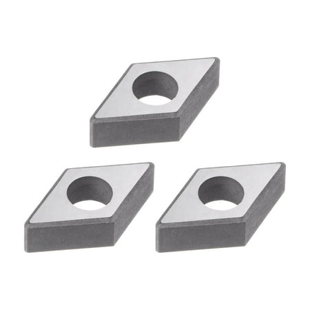 

Uxcell 19/32 x1/4 Carbide Turning Insert Seats Shim 55 degree Rhombus MD1506 for Indexable Tool Holder 3Pack