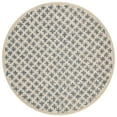 thumbnail image 2 of SAFAVIEH Novelty Michayla Floral Area Rug, Ivory/Blue, 4' x 4' Round, 2 of 5