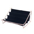 thumbnail image 1 of Organizador de accesorios de escritorio, bolsillos de almacenamiento, estante de almacenamiento multiusos para decoración del hogar Negro, 1 of 9