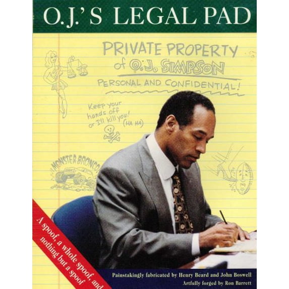 Pre-Owned O.J. Simpson's Legal Pad (Paperback) 0679768831 9780679768838
