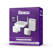 Roku Smart Home 5-Piece Home Monitoring System Bundle Wi-Fi-Enabled Indoor Battery-Powered with Free Self-Monitoring