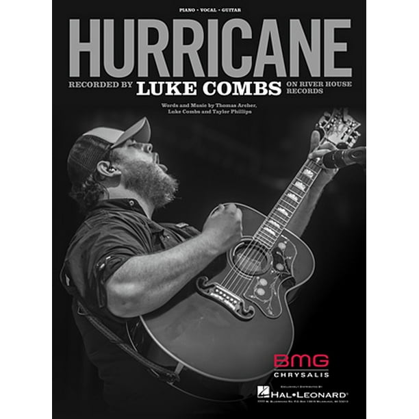 Hurricane (Luke Combs) Piano Vocal (Sheet Music/Songbook)