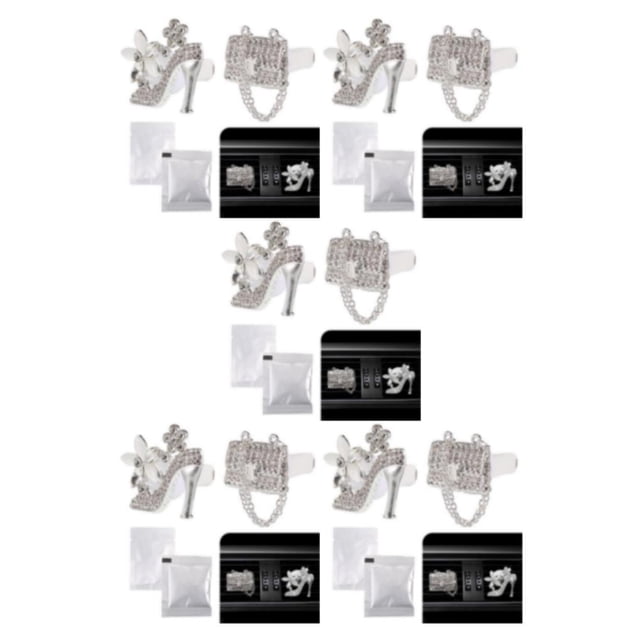 ZheElen 2pieces Car Vent Clip Diffuser Exquisite Craft Easy Installation Stable Fixation Diffuser Vent Clip 5Set