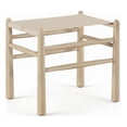 thumbnail image 2 of Meridian Furniture Santos Beige Vegan Leather Upholstered Bench, 2 of 17
