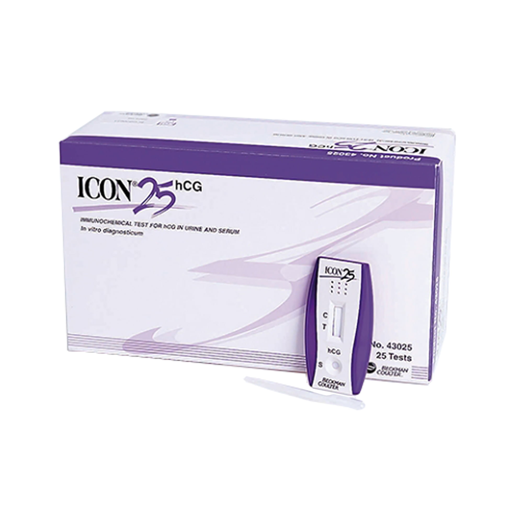 Icon 25 hCG Rapid Test Kit hCG Pregnancy Combo 25 Ct