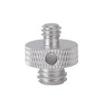 thumbnail image 1 of 1/4in And 3/8in Camera Screw Adapter Mount, Camera Screw Adapter Uniform Force Clear Anodic Oxidation  For Tripod Black,Silver, 1 of 8