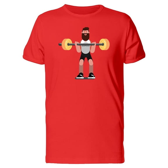Guy Lifting Doodle Tee Men's -Image by Shutterstock