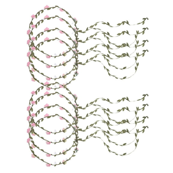 ELAYARD 8Pcs Wedding Layered Headpiece for Women Romantic Floral Headdress Hair Accessory Multi