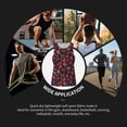 thumbnail image 7 of Cauagu Autumnal Forest Print Men's Sleeveless Muscle Shirts,Tank Tops Quick Dry Workout Tank Top Gym Muscle Tee Fitness Bodybuilding T Shirt for Men-Small, 7 of 7