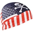thumbnail image 3 of Zan Headgear Flydanna Headwrap Patriotic Skull, 3 of 4