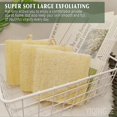 thumbnail image 4 of Natural Shower Loofah Sponge, Bath Exfoliating Loofa Body Scrubber, Soft And Easy Foaming Spa Lufa Sponges (2 Pack), 4 of 5