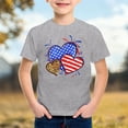 thumbnail image 2 of Kids 250th Anniversary America Flag Shirt for Boys Girls US 250 Years Birthday 1776 July 4th 250th Anniversary USA T-Shirt, 2 of 4