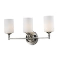 thumbnail image 2 of Z-Lite Cannondale 3 Light Vanity Light in Chrome, 2 of 2