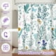 thumbnail image 5 of Cortina de Baño Dznils de Tela Floral Azul Impermeable 72 x 72 con 12 Ganchos, 5 of 11