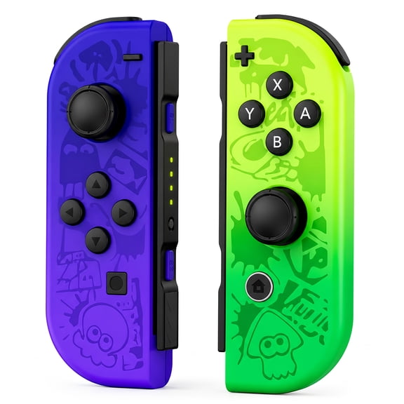 Wireless Controller Compatible for Switch, Replacement Controllers with Dual Vibration, Wake-up, Motion Control
