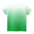 thumbnail image 5 of Fesfesfes Festive Kids' St. Patrick's Day Shamrock Print Tee Soft Cotton Round Neck Short Sleeve Top for Boys and Girls 3-14 Years Casual Holiday T Shirt and Everyday Wear(Green,9 Years), 5 of 5