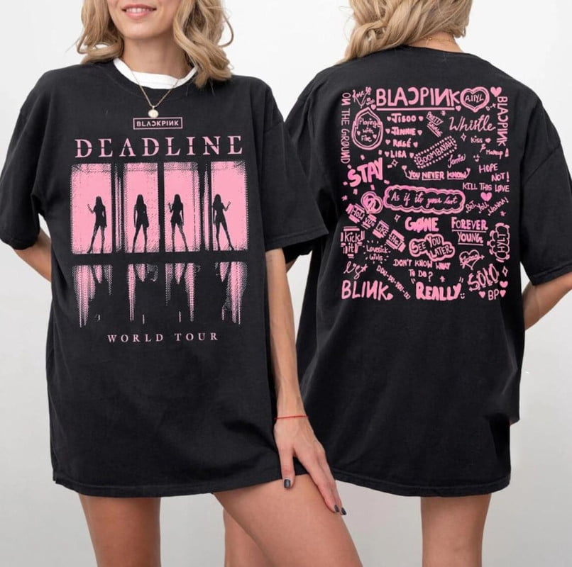 BLACKPINK DEADLINE WORLD TOUR Tシャツ Blackpink Deadline World Tour 2025 T-Shirt Official Concert