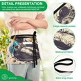 thumbnail image 4 of Yayeee Waist Apron with Pockets for Cooking Waterproof Half Server Aprons, Beige Record, 4 of 7