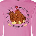 thumbnail image 4 of Inktastic I Heart My Chickens Long Sleeve T-Shirt, 4 of 5