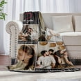 thumbnail image 3 of Personalized Custom Blanket with Picture Text Customized Memorial Gifts Blankets Using My Own Photos Customize Memorial Gifts for Father Mother Day (Seven photos, 60x80in(152.4x203.2cm)), 3 of 5