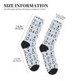 thumbnail image 3 of Rocae penguin tree star for Adult Socks Casual Athletic Stretchy Loose Socks for Women Men Non-Slip Middle Tube Socks, 3 of 7