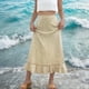 thumbnail image 2 of Faldas de Cintura Elástica para las Mujeres Vestidos de Playa de Moda de Verano con Bolsillos, Faldas Casuales para las Mujeres de Verano, 2 of 6