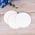 thumbnail image 4 of KALLORY 10Pcs Cotton Paint Canvas for Amateur Practice 10X10CM White Round, 4 of 8