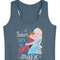 thumbnail image 3 of Frozen - Winter - Sisters Are Magic - Women's Racerback Tank Top, 3 of 5