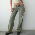 thumbnail image 1 of Jeans Larges Taille Haute Boyfriend pour Femmes, Coupe Droite Style Mode Urbaine, 1 of 9