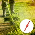 thumbnail image 5 of Uxcell String Trimmer Head Blades Replace, 10Pack Plastic Lawn Mower Weed Blades Red, 5 of 6