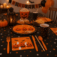 thumbnail image 5 of XHKUYI 10Pcs Halloween Disposable Cups 3.3 Inch, Pumpkin Ghost Party Supplies with Orange Black Jack O Lantern Print, for Trick or Treat Drinks Classroom Buffet Dessert Table Decor, 5 of 5