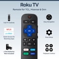 thumbnail image 2 of Replacement Remote Control for Roku Player (RK-H2) - Compatible with Roku Express, Premiere, Box, Player & Roku 1/2/3/4, Easy Setup, Shortcut Keys, 1 Pack (Not for Roku Stick/TVs), 2 of 7