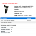 thumbnail image 2 of Ignition Coil - Compatible with 2002 - 2005 Chevy Trailblazer 4.2L 6-Cylinder 2003 2004, 2 of 2