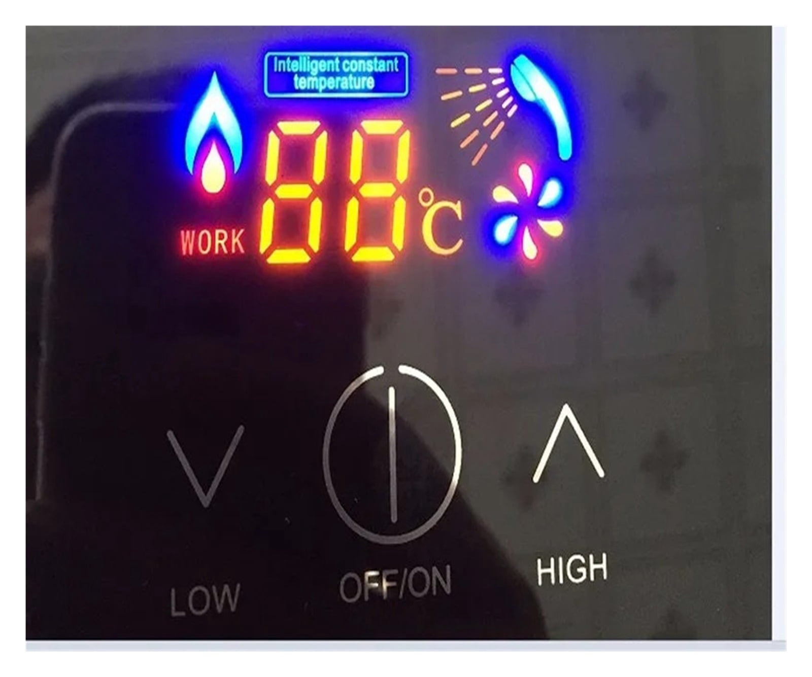Instant Tankless Water Heater 5500w Thermostat Induction Heater Smart Touch Electric Heaters Shower, Electric Water Heaters ,Safety Protections