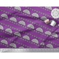 thumbnail image 2 of Soimoi Polyester Crepe Fabric Leaves,Floral & Paisley Block Print Fabric by The Yard 42 Inch Wide, 2 of 3