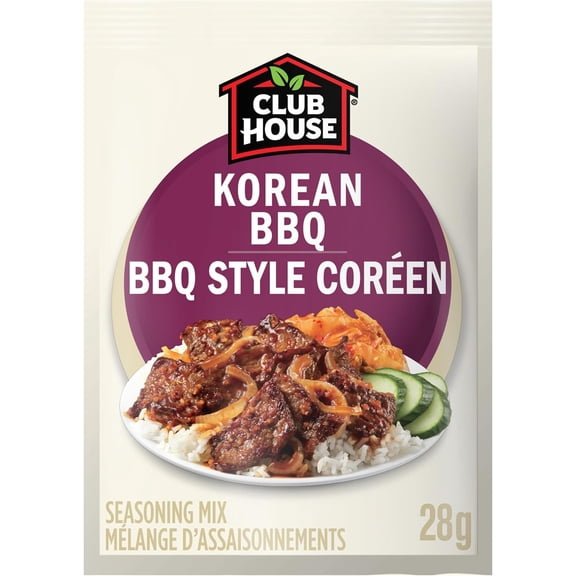 Club House Korean BBQ Style Seasoning Mix 28g - Authentic Korean Blend