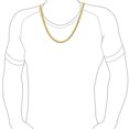 thumbnail image 3 of Bling Jewelry Mens Men's 8MM Gold Tone Stainless Steel Miami Cuban Chain Necklace 20-30 Inch, 3 of 4