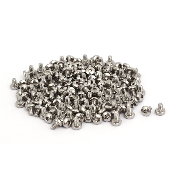 Tornillos de cabeza redonda Torx de acero inoxidable 304 M2x3mm, 150 piezas
