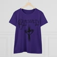 thumbnail image 4 of Blessed ,Hand drawn font, Heart Cross, Christian Art on a Women's Shirt., 4 of 4