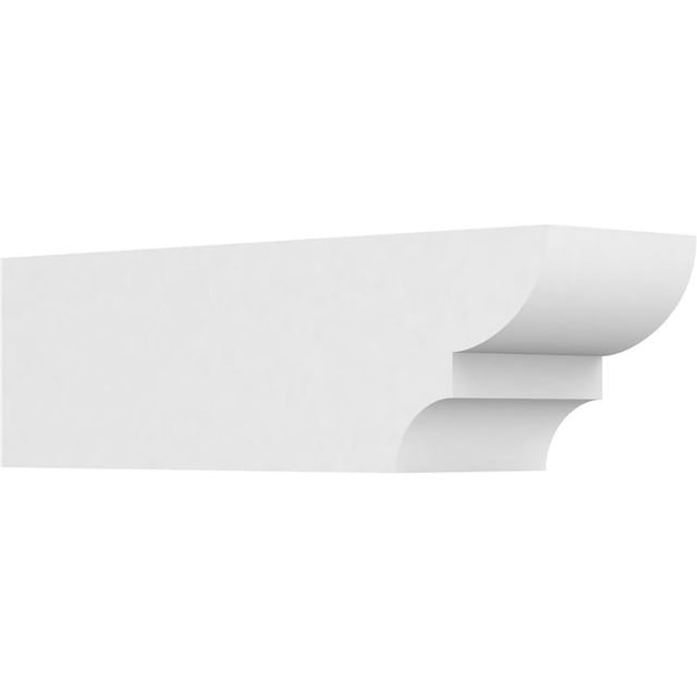 Ekena Millwork RFTP06X06X20RID 6 x 6 x 20 in. Standard Ridgewood Architecture Grade Queue de Chevron PVC