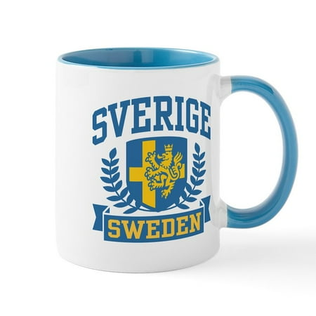 

CafePress - Sverige Sweden Mug - 11 oz Ceramic Mug - Novelty Coffee Tea Cup