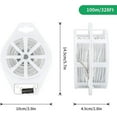 thumbnail image 2 of 100 Meter White Garden Soft Tie Rope Plant Winding Tie Support Wire Cutter, 2 of 5