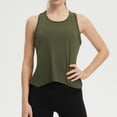 thumbnail image 2 of XIYON Womens Tops Loose Fit Sleeveless Yoga Shirt Cropped Athletic Top Casual Workout Tee Breathable Comfort Wear 2026 Trendy Clothes, 2 of 6