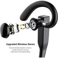 thumbnail image 3 of Wireless Headless Business Earpiece Noise Cancelling Bluetooth 5.3 Handsfree with Mic for Android iOS, 3 of 9