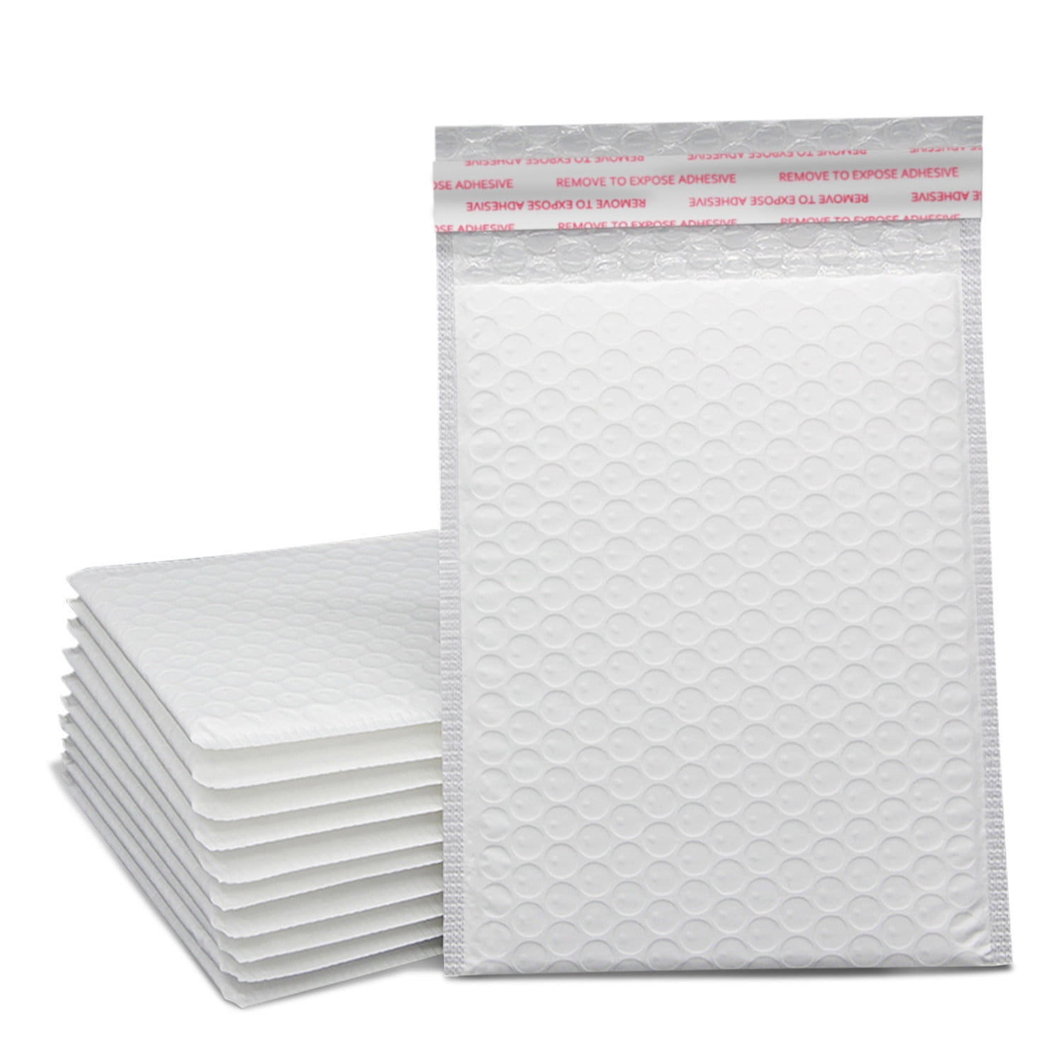 20PCS Solid Shipping Poly Bubble Mailers 14.96'x19.68'Padded Envelopes  Lined Shockproof Waterproof White Bubble Mailer with Self Seal for Stay  Flat Mailing 