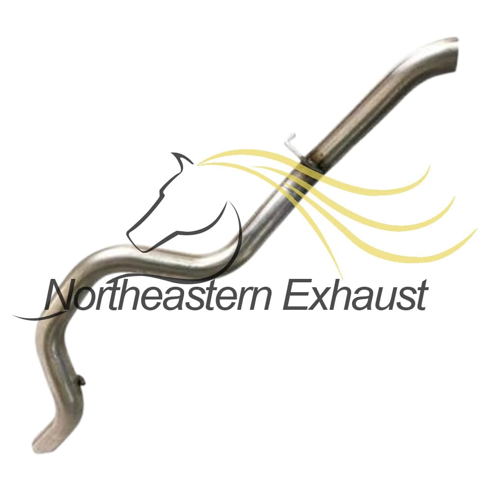 Northeastern Exhaust | Stainless Steel Muffler & Tail Pipe Exhaust System Kit Fits 1997-2000 Jeep Wrangler 2.5L & 4.0L SUV - Direct Fit