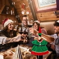 thumbnail image 2 of Christmas Bottle Set Holiday Party Decorations Festive Table Centerpiece Seasonal Celebration Props for Events, 2 of 8
