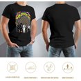 thumbnail image 5 of Blue Oyster Rock Mens Short Sleeve Crewneck T-Shirt 80s 90s Graphic Tees Shirts Top, 5 of 7