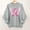 A382 Gray, variant on Trikvn Women's Breast Cancer Awareness Sweatshirts Angel Ribbon Graphic Print Crewneck Pullovers Long Sleeve Casual Cozy Tops for October Support Apparel